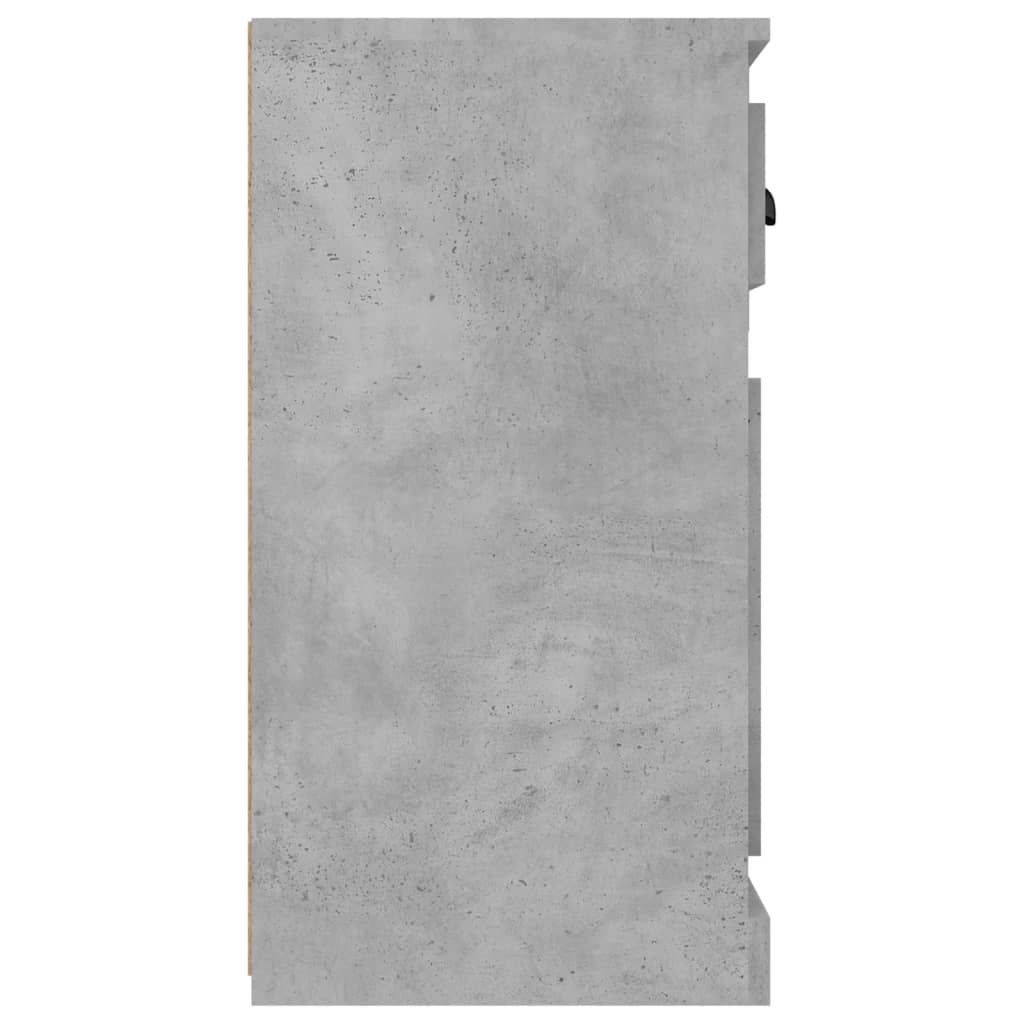 Buffet gris béton 70x35,5x67,5 cm bois d'ingénierie - XIOS