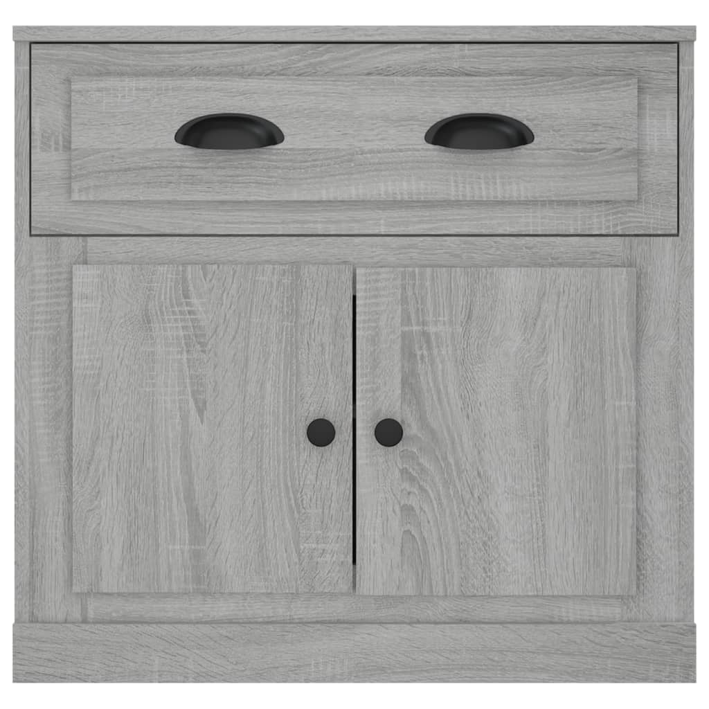 Buffet sonoma gris 70x35,5x67,5 cm bois d'ingénierie - XIOS