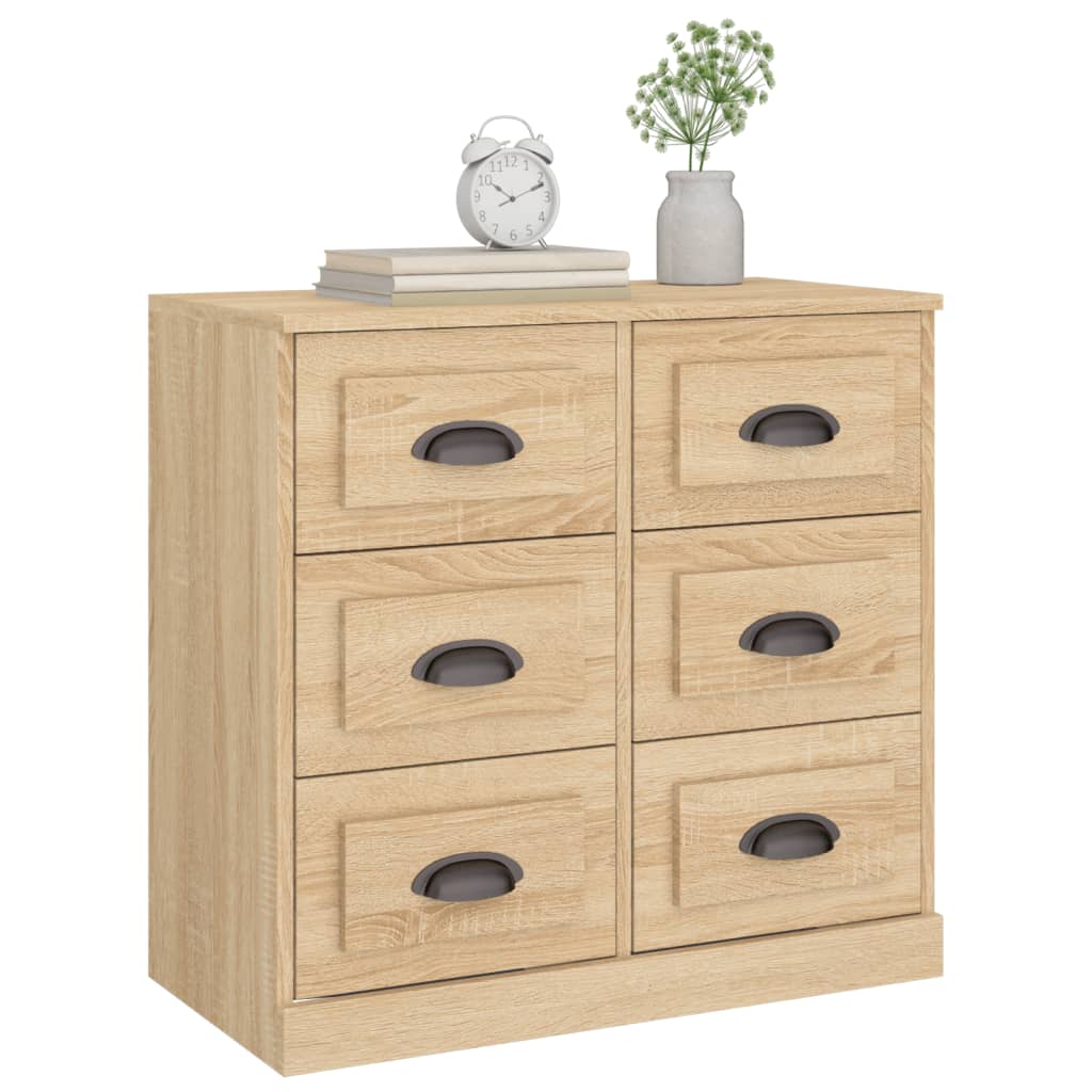 Buffet chêne sonoma 70x35,5x67,5 cm bois d'ingénierie - XIOS