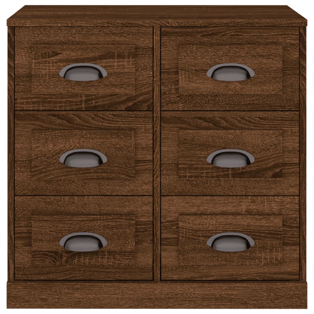 Buffet chêne marron 70x35,5x67,5 cm Bois d'ingénierie - XIOS