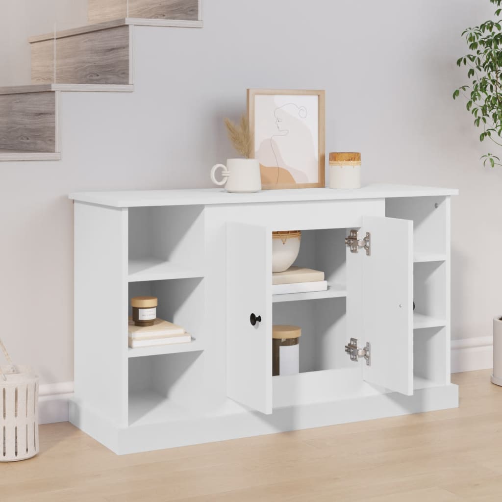 Buffet Blanc 100x35,5x60 cm Bois d'ingénierie - XIOS