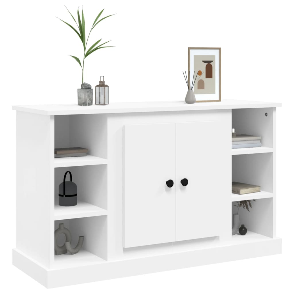 Buffet Blanc 100x35,5x60 cm Bois d'ingénierie - XIOS