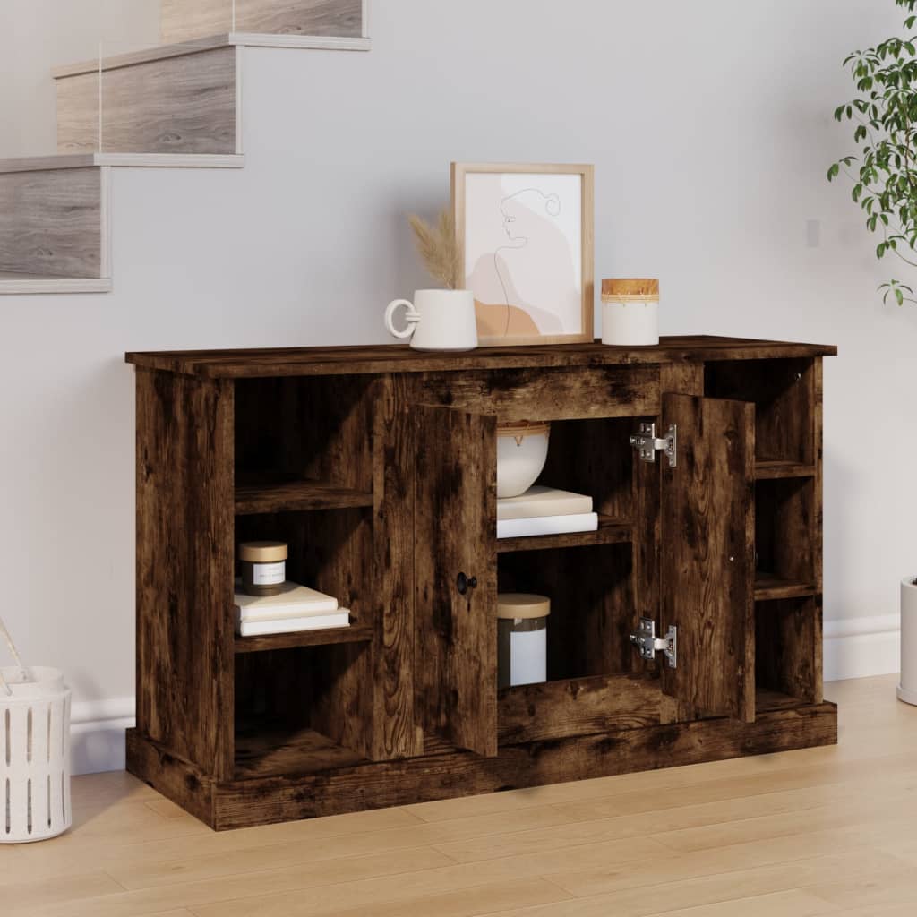 Buffet Chêne fumé 100x35,5x60 cm Bois d'ingénierie - XIOS