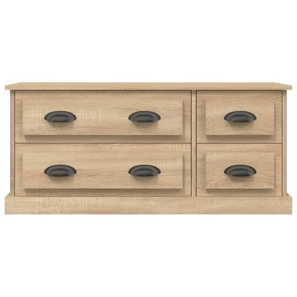Meuble TV chêne sonoma 100x35,5x45 cm bois d'ingénierie - XIOS