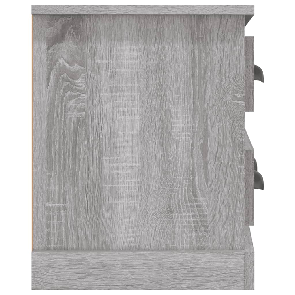 Meuble TV sonoma gris 100x35,5x45 cm bois d'ingénierie - XIOS