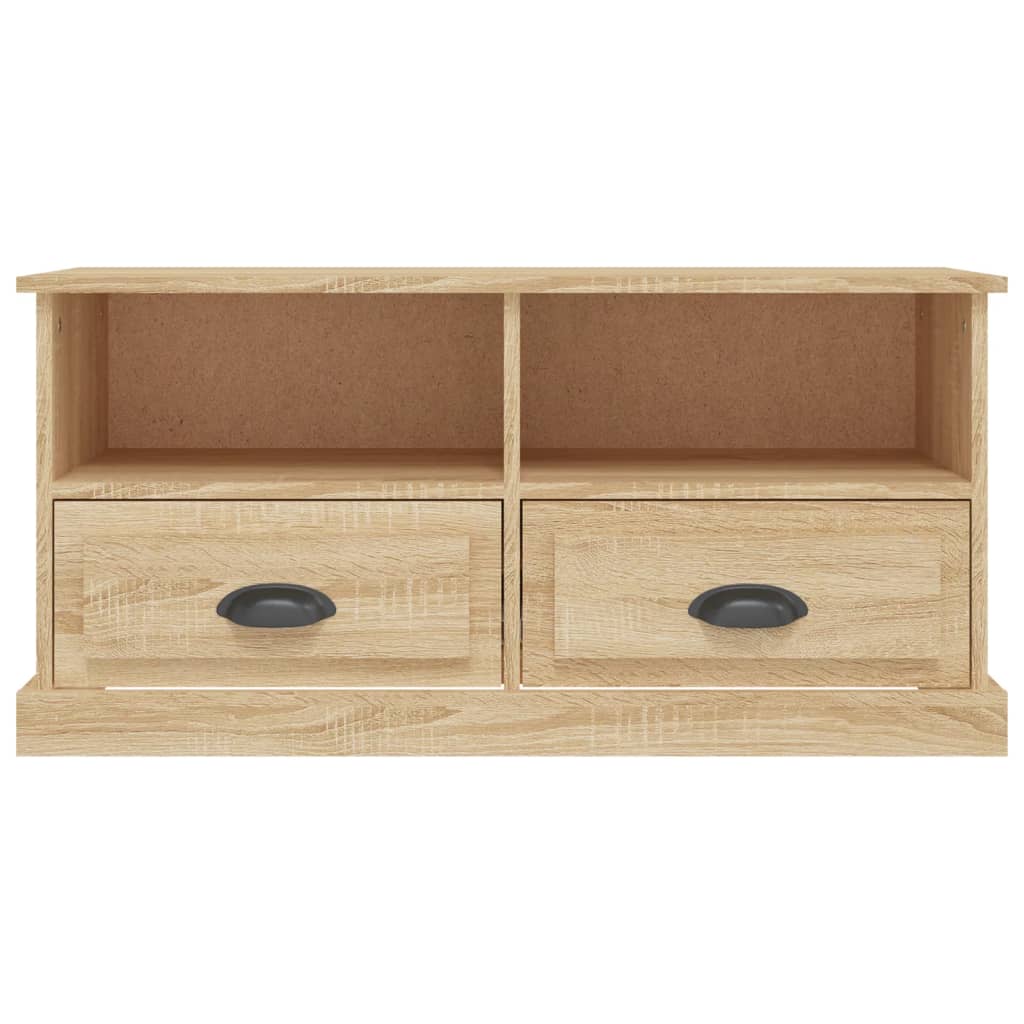 Meuble TV chêne sonoma 93x35,5x45 cm bois d'ingénierie - XIOS