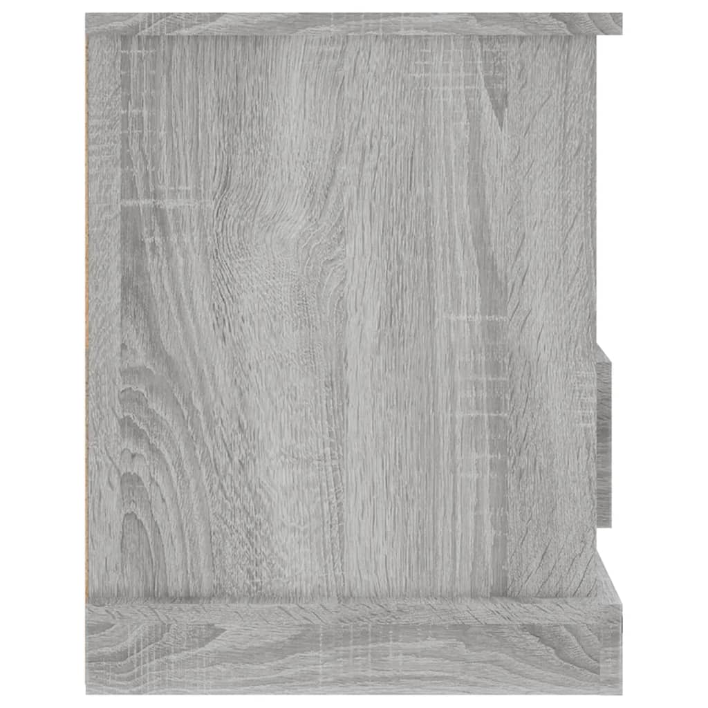 Meuble TV sonoma gris 93x35,5x45 cm bois d'ingénierie - XIOS
