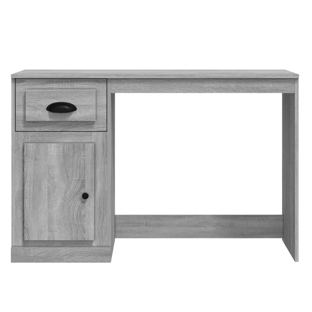 Bureau avec tiroir sonoma gris 115x50x75 cm bois d'ingénierie - XIOS