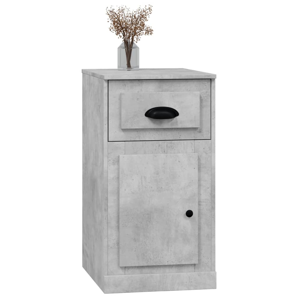 Armoire latérale avec tiroir gris béton 40x50x75 cm - XIOS