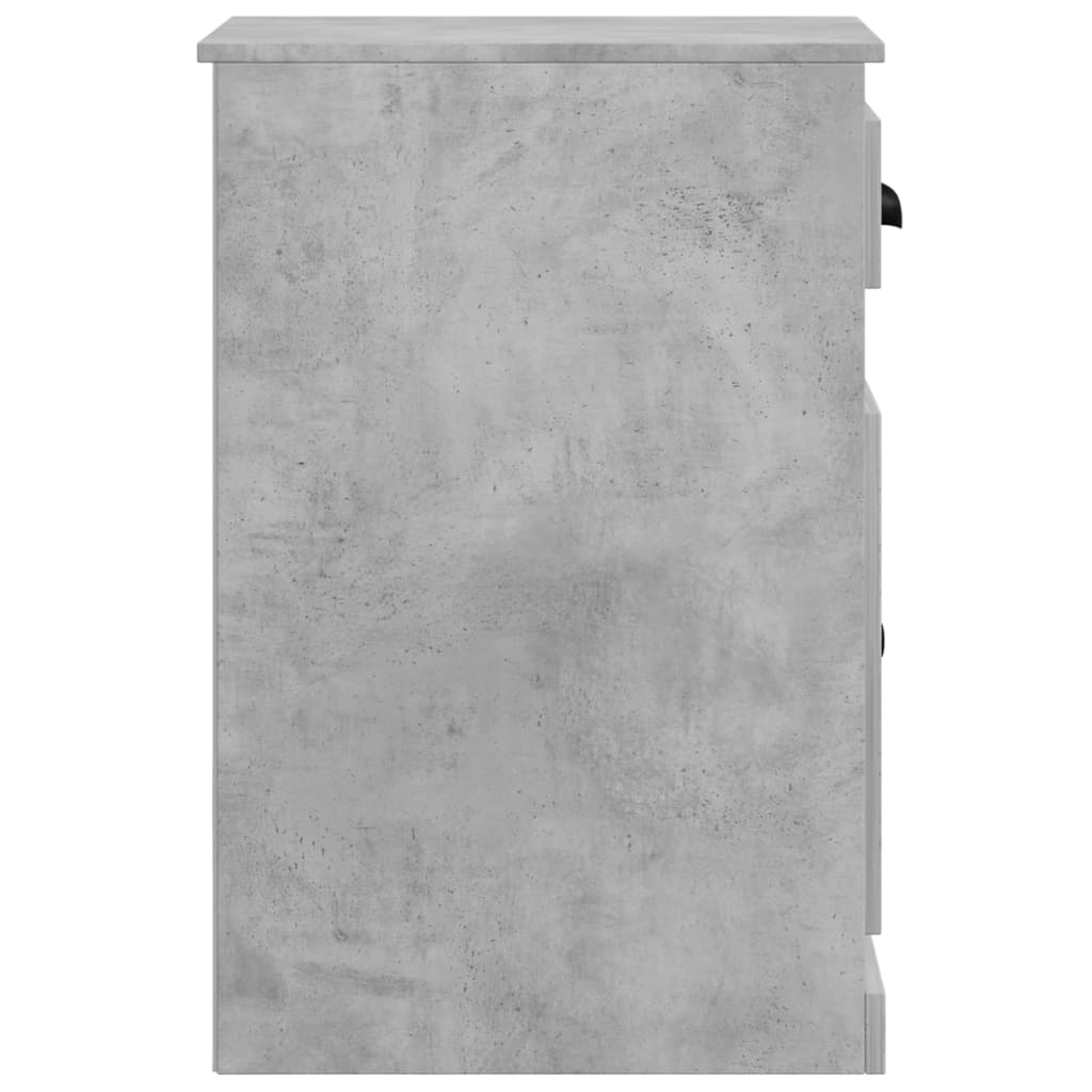 Armoire latérale avec tiroir gris béton 40x50x75 cm - XIOS