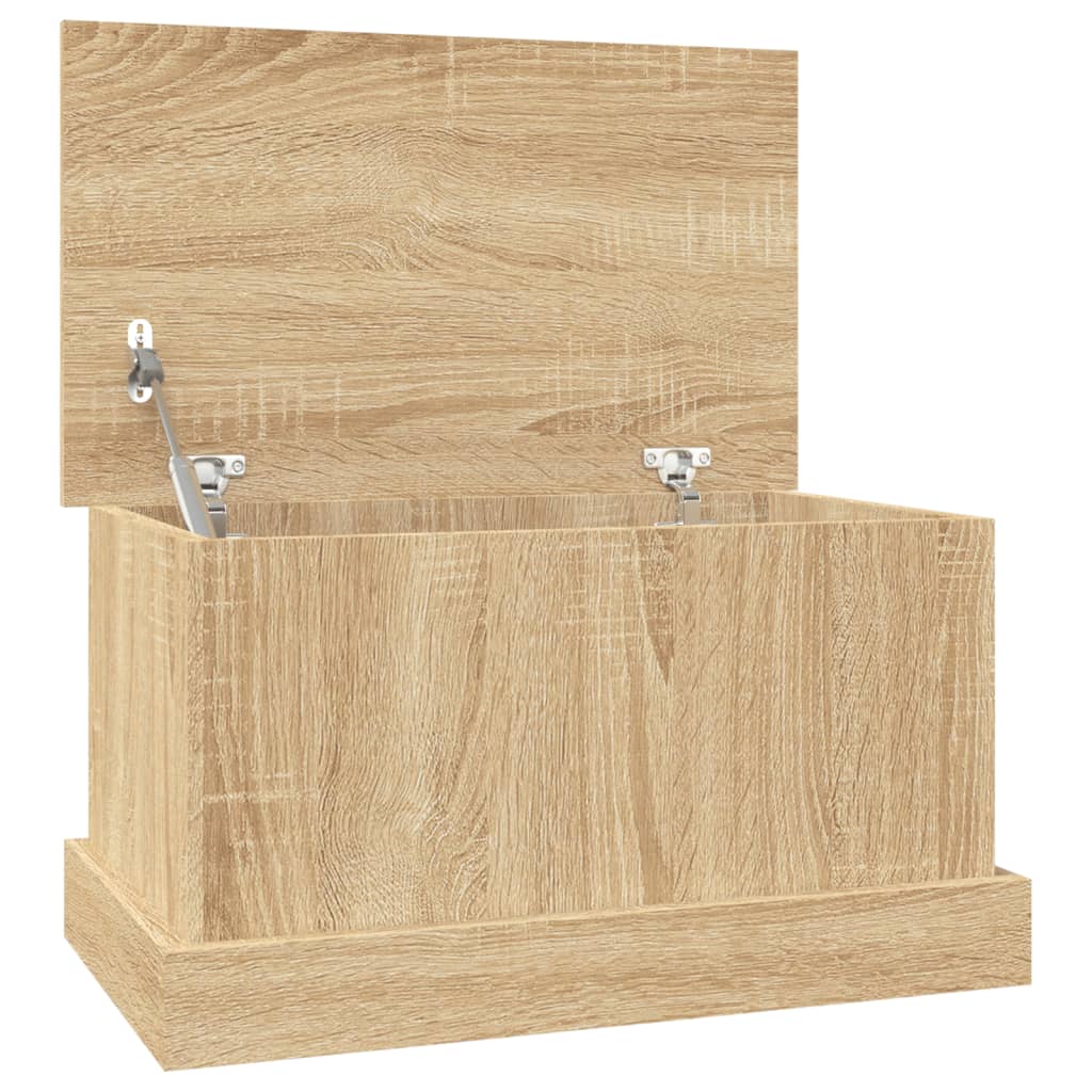Boîte de rangement chêne sonoma 50x30x28 cm bois d'ingénierie - XIOS
