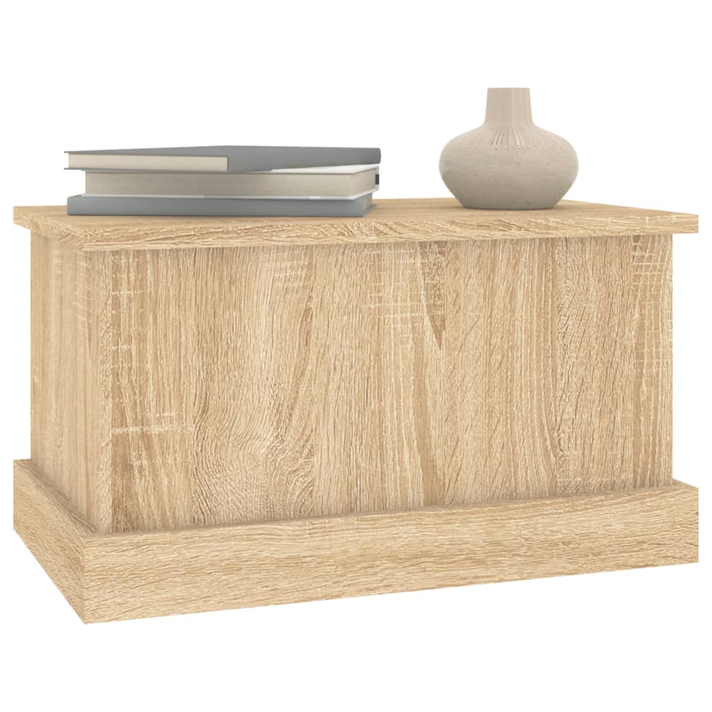 Boîte de rangement chêne sonoma 50x30x28 cm bois d'ingénierie - XIOS