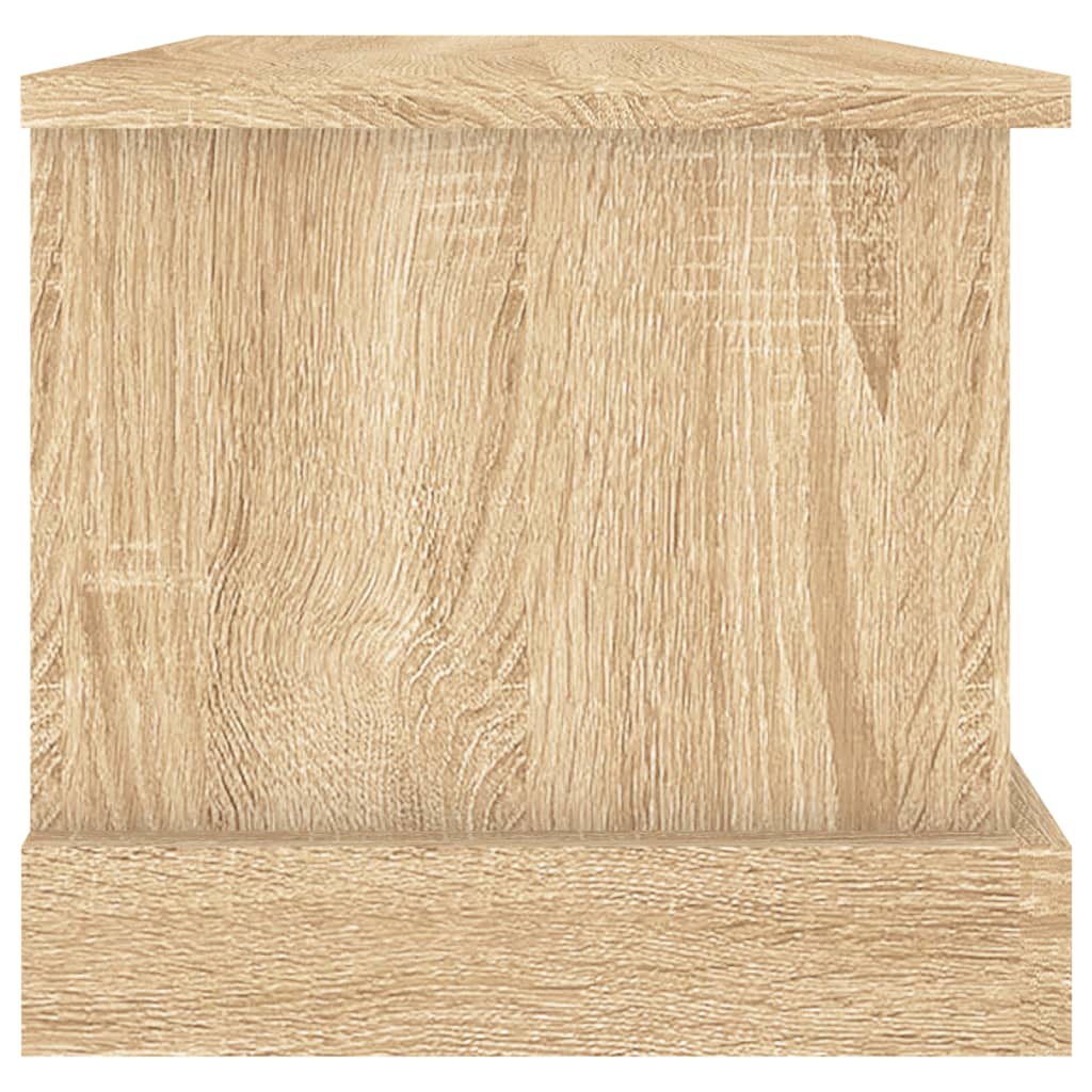Boîte de rangement chêne sonoma 50x30x28 cm bois d'ingénierie - XIOS