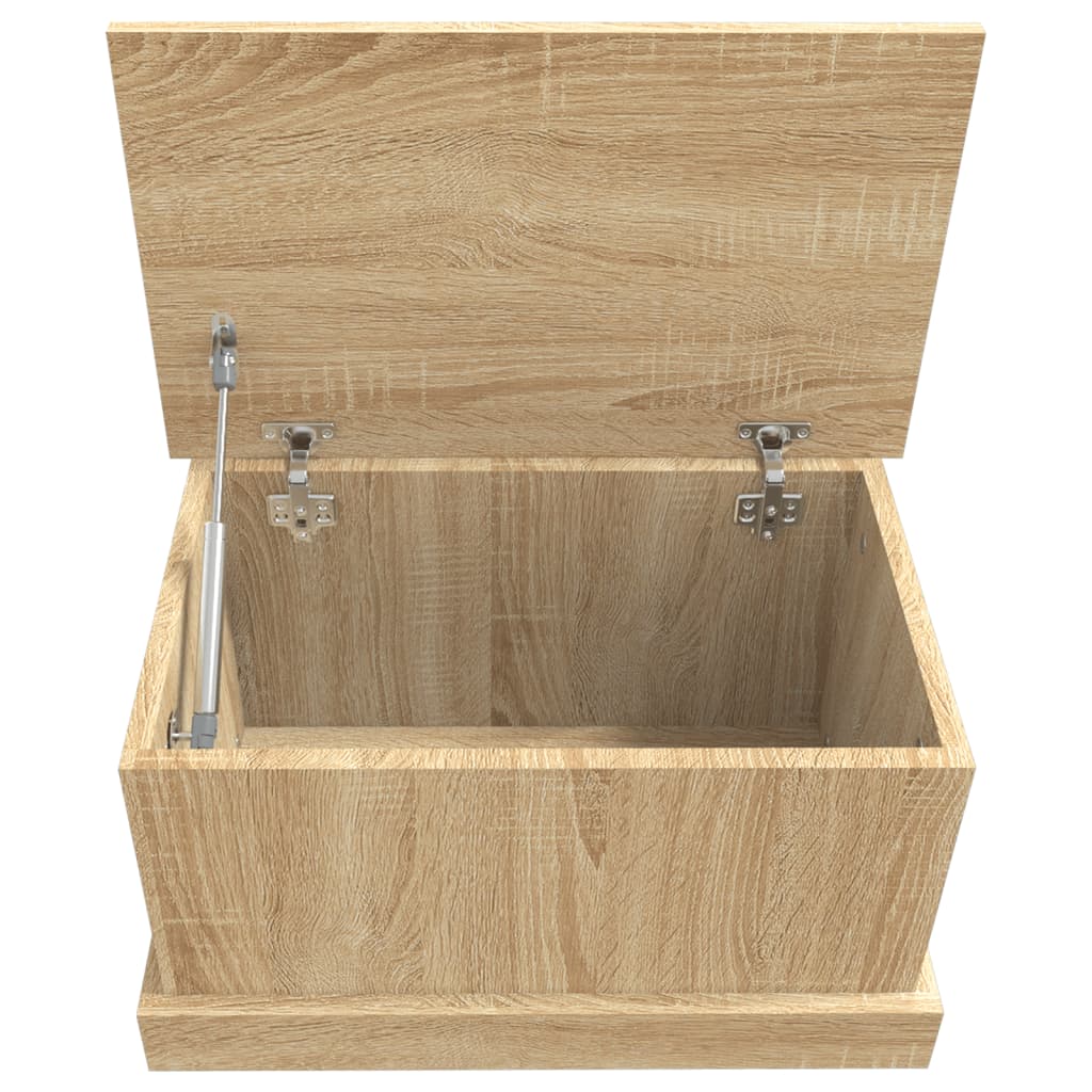 Boîte de rangement chêne sonoma 50x30x28 cm bois d'ingénierie - XIOS