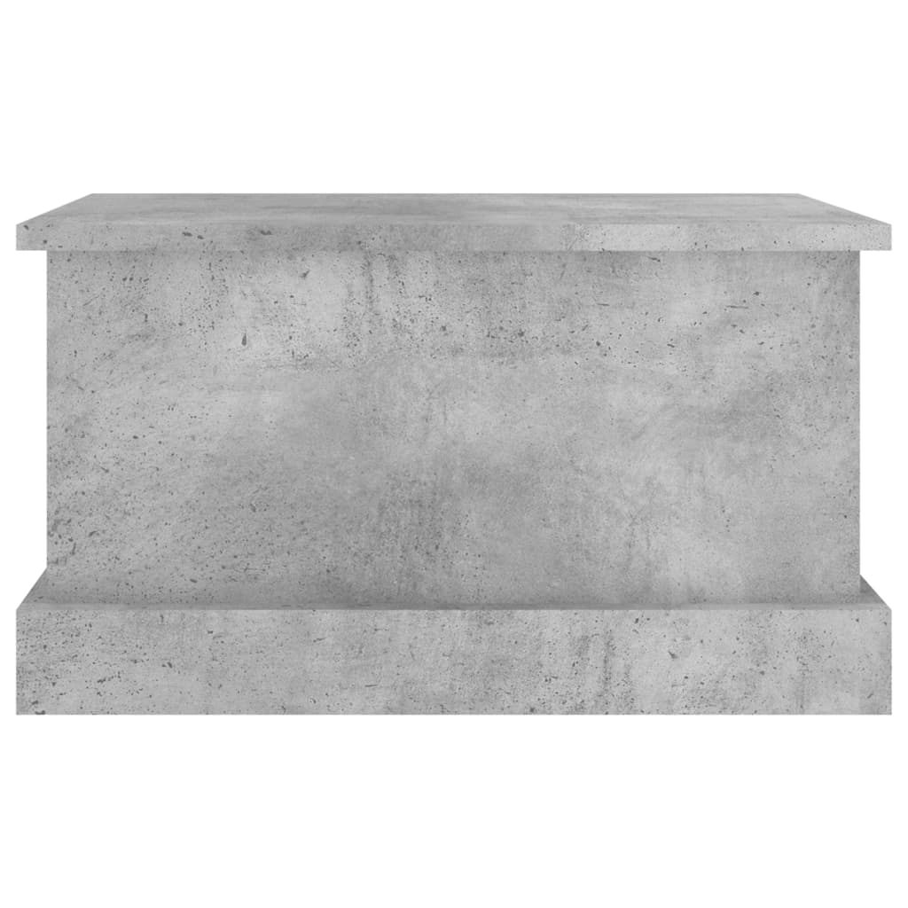 Boîte de rangement gris béton 50x30x28 cm bois d'ingénierie - XIOS