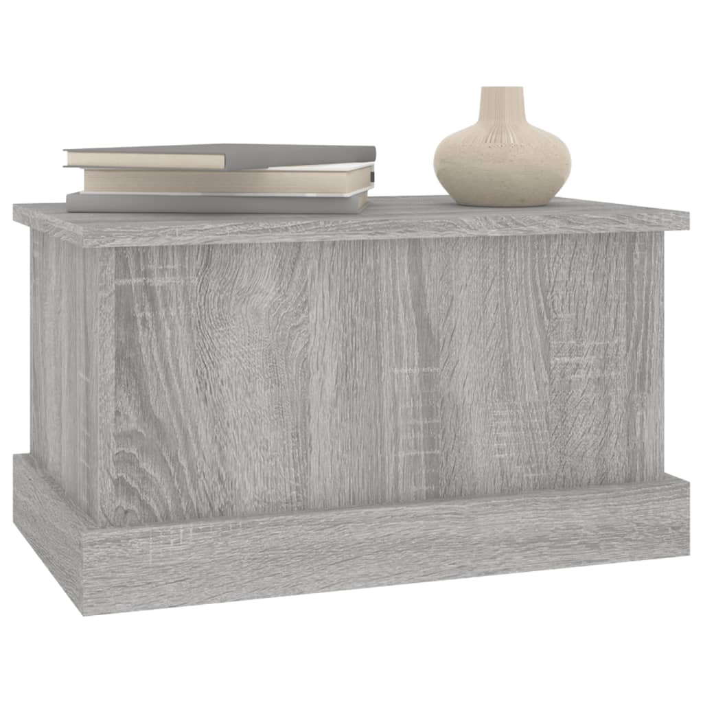 Boîte de rangement sonoma gris 50x30x28 cm bois d'ingénierie - XIOS