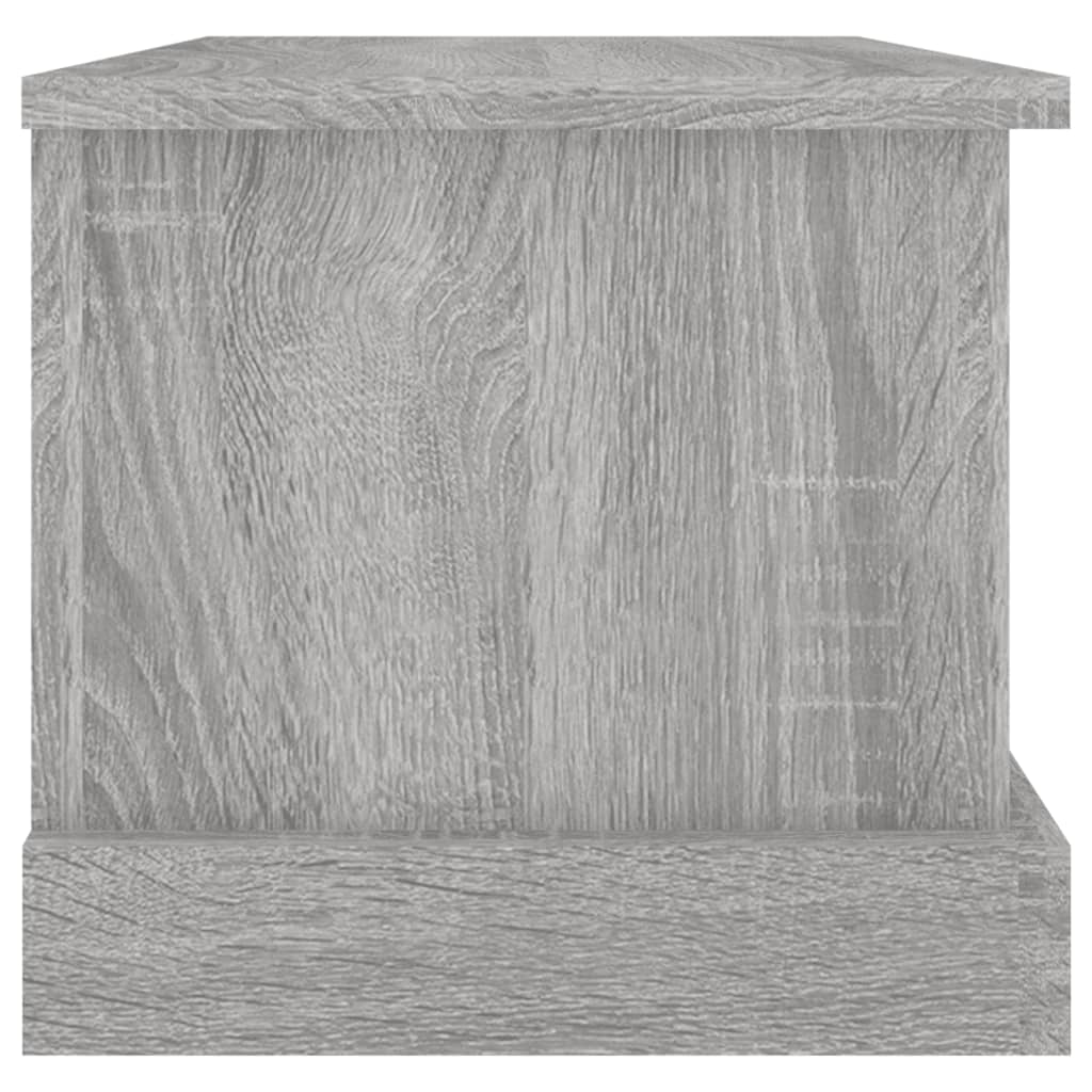 Boîte de rangement sonoma gris 50x30x28 cm bois d'ingénierie - XIOS