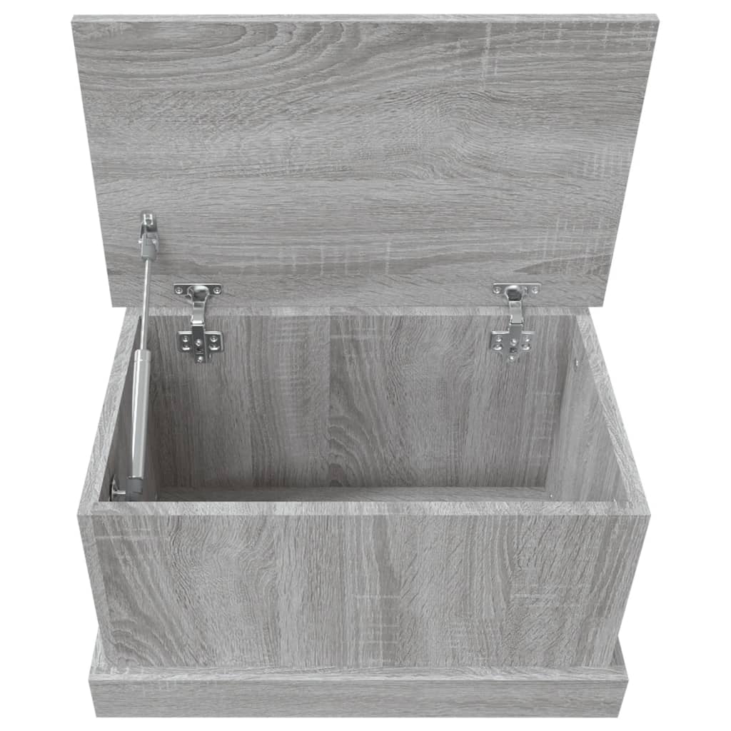Boîte de rangement sonoma gris 50x30x28 cm bois d'ingénierie - XIOS