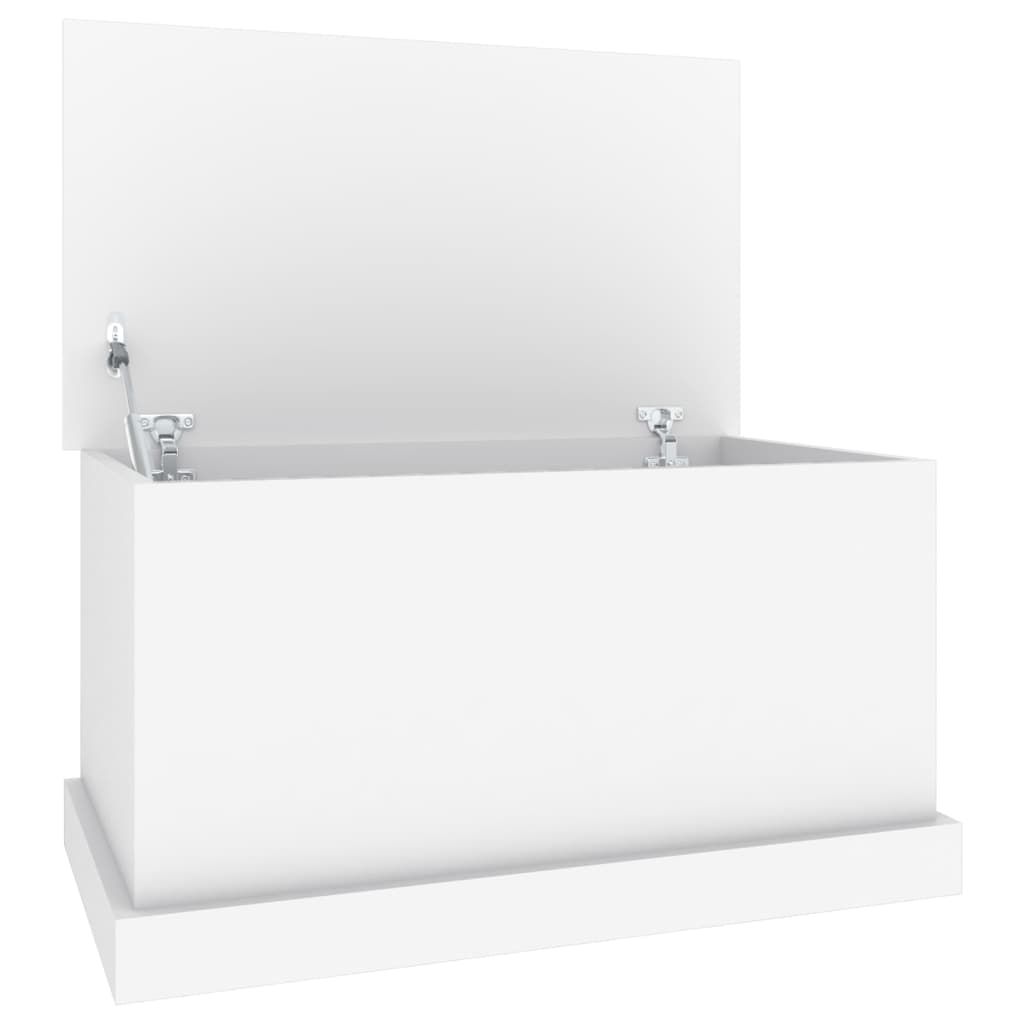 Coffre de rangement Blanc 70x40x38 cm Bois d'ingénierie - XIOS