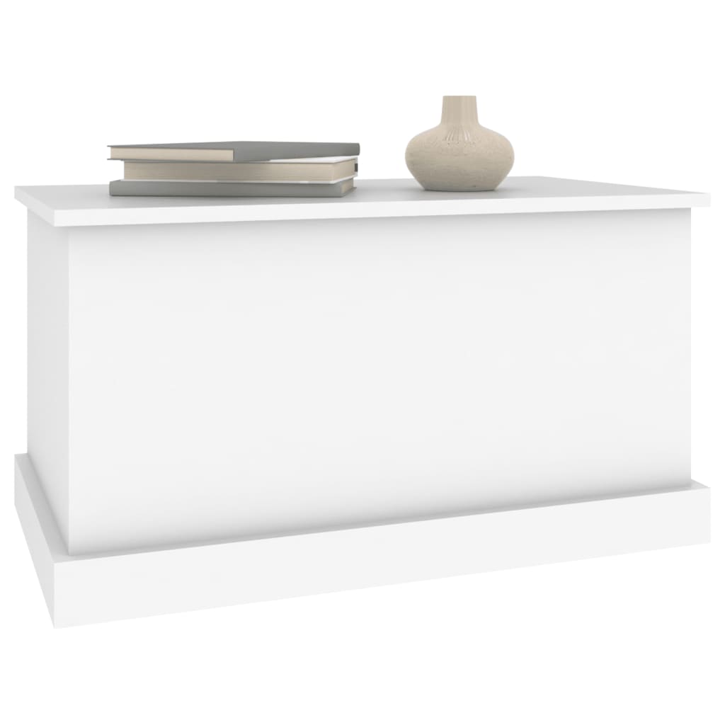 Coffre de rangement Blanc 70x40x38 cm Bois d'ingénierie - XIOS