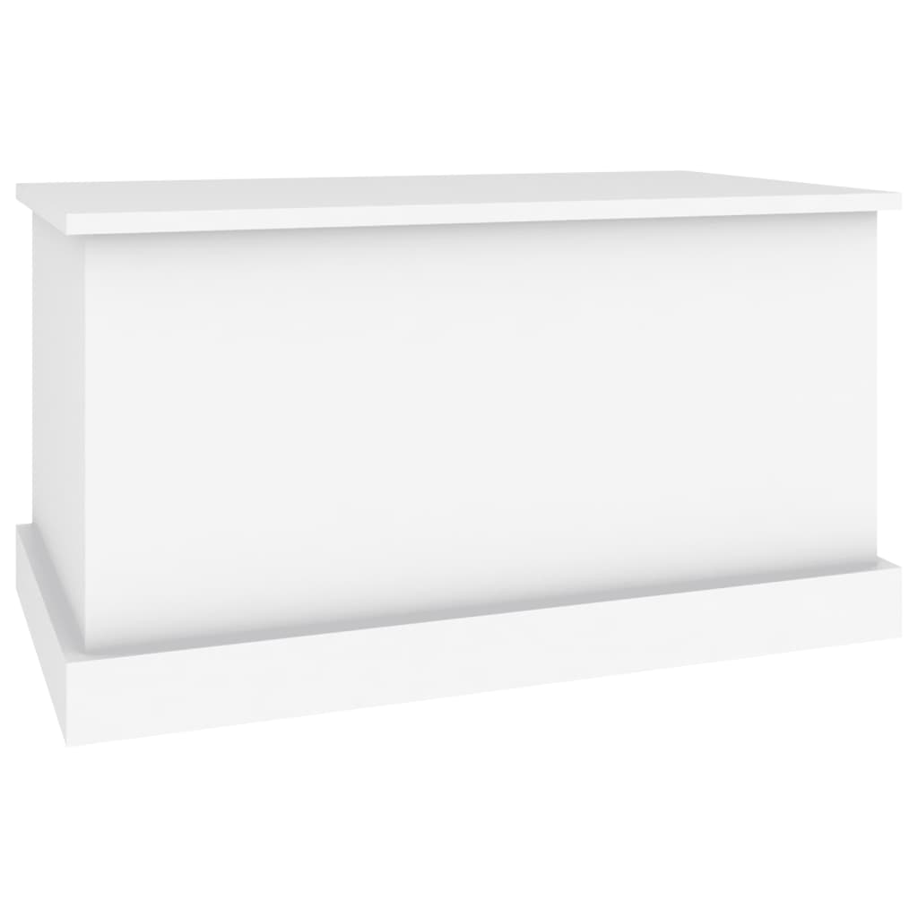Coffre de rangement Blanc 70x40x38 cm Bois d'ingénierie - XIOS