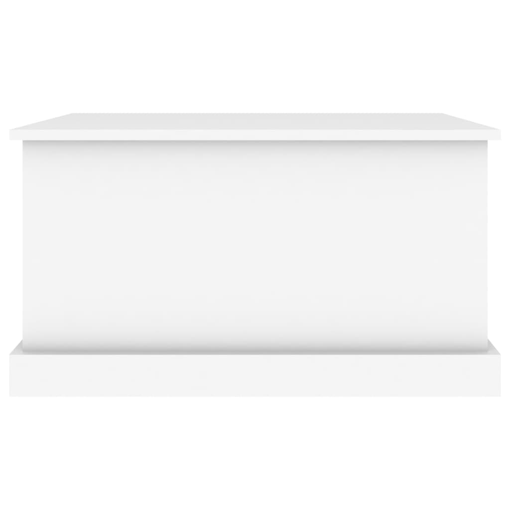 Boîte de rangement blanc 70x40x38 cm bois d'ingénierie - XIOS