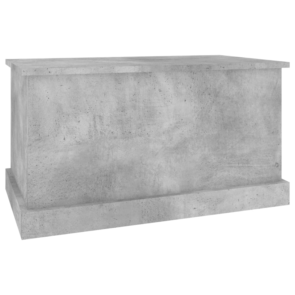 Boîte de rangement gris béton 70x40x38 cm bois d'ingénierie - XIOS