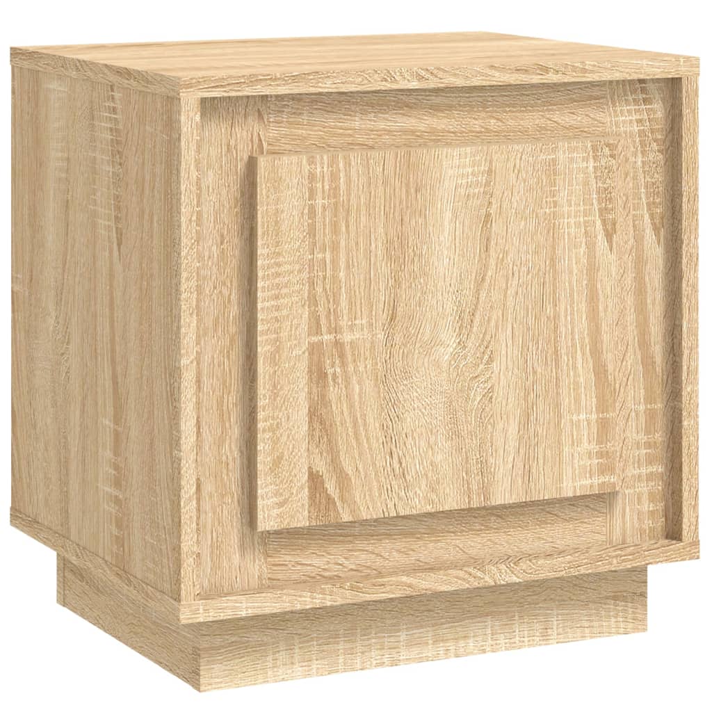 Table de chevet chêne sonoma 44x35x45 cm bois d'ingénierie - XIOS