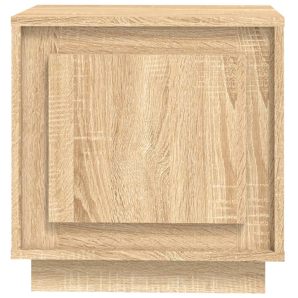 Tables de chevet 2pcs chêne sonoma 44x35x45cm bois d'ingénierie - XIOS