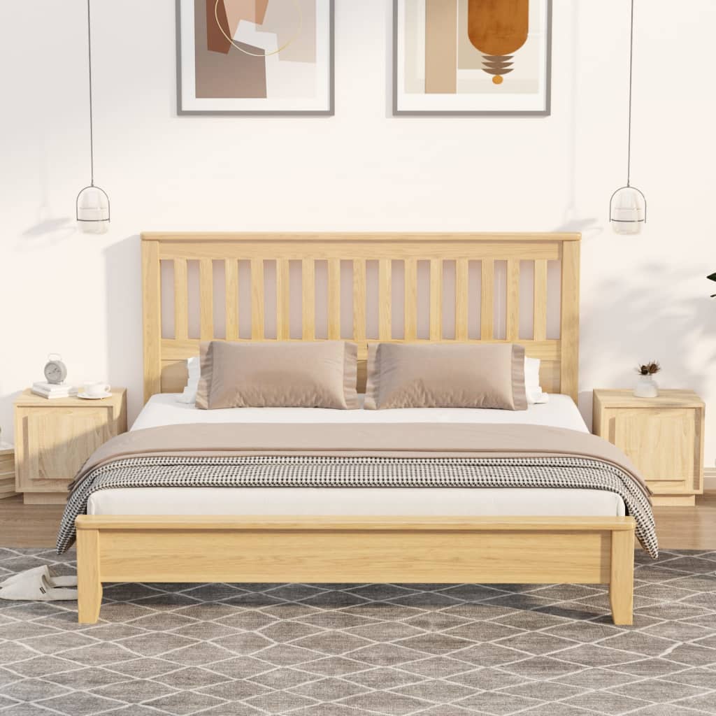 Tables de chevet 2pcs chêne sonoma 44x35x45cm bois d'ingénierie - XIOS
