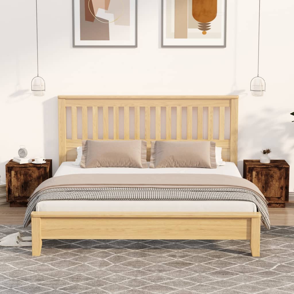 Tables de chevet 2 pcs chêne fumé 44x35x45 cm bois d'ingénierie - XIOS