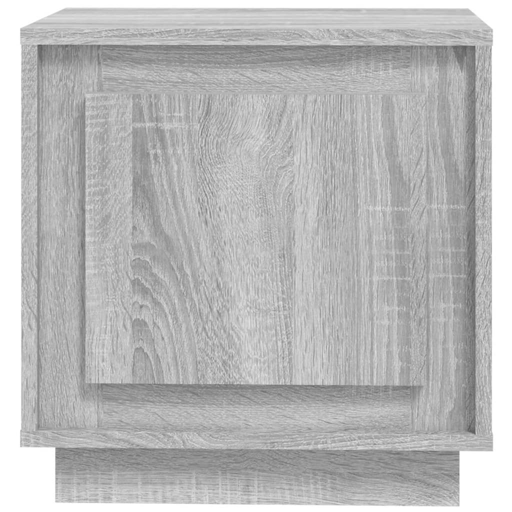Table de chevet sonoma gris 44x35x45 cm bois d'ingénierie - XIOS
