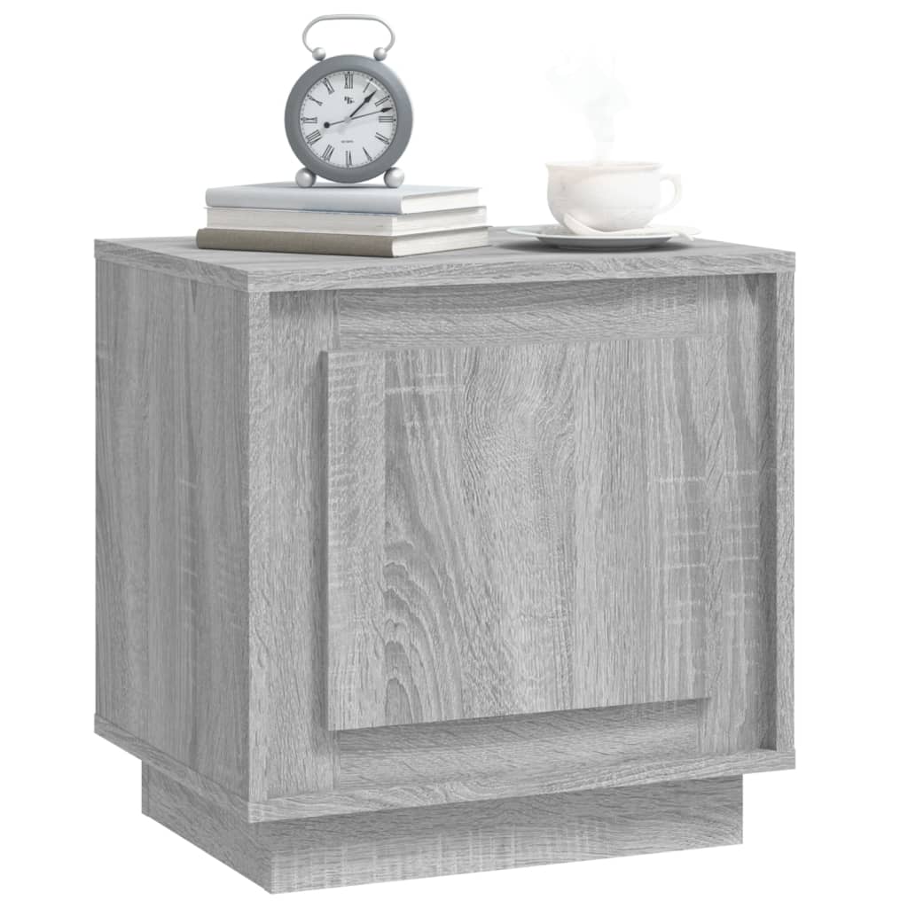 Tables de chevet 2 pcs sonoma gris 44x35x45cm bois d'ingénierie - XIOS