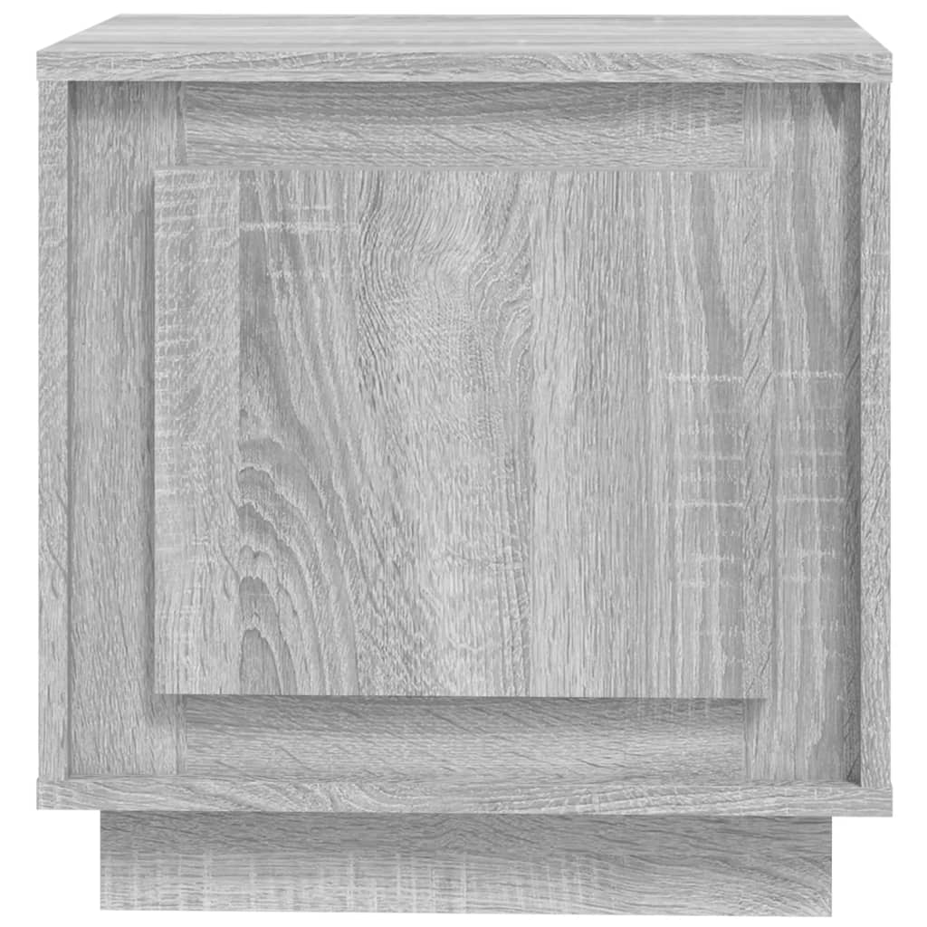 Tables de chevet 2 pcs sonoma gris 44x35x45cm bois d'ingénierie - XIOS