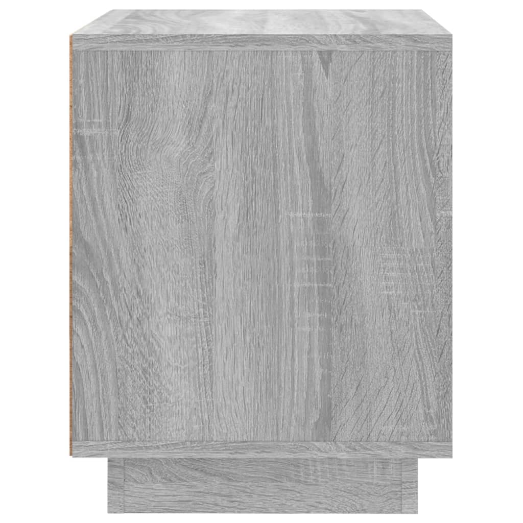 Tables de chevet 2 pcs sonoma gris 44x35x45cm bois d'ingénierie - XIOS
