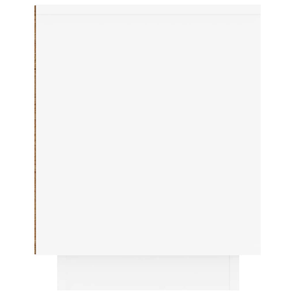 Meuble TV blanc 80x35x45 cm bois d'ingénierie - XIOS