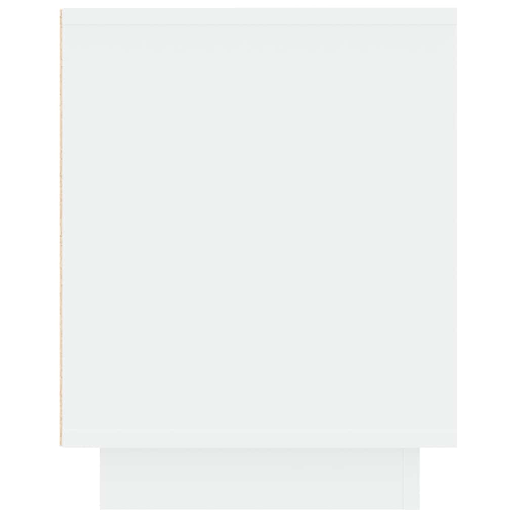 Meuble TV blanc 102x35x45 cm bois d'ingénierie - XIOS