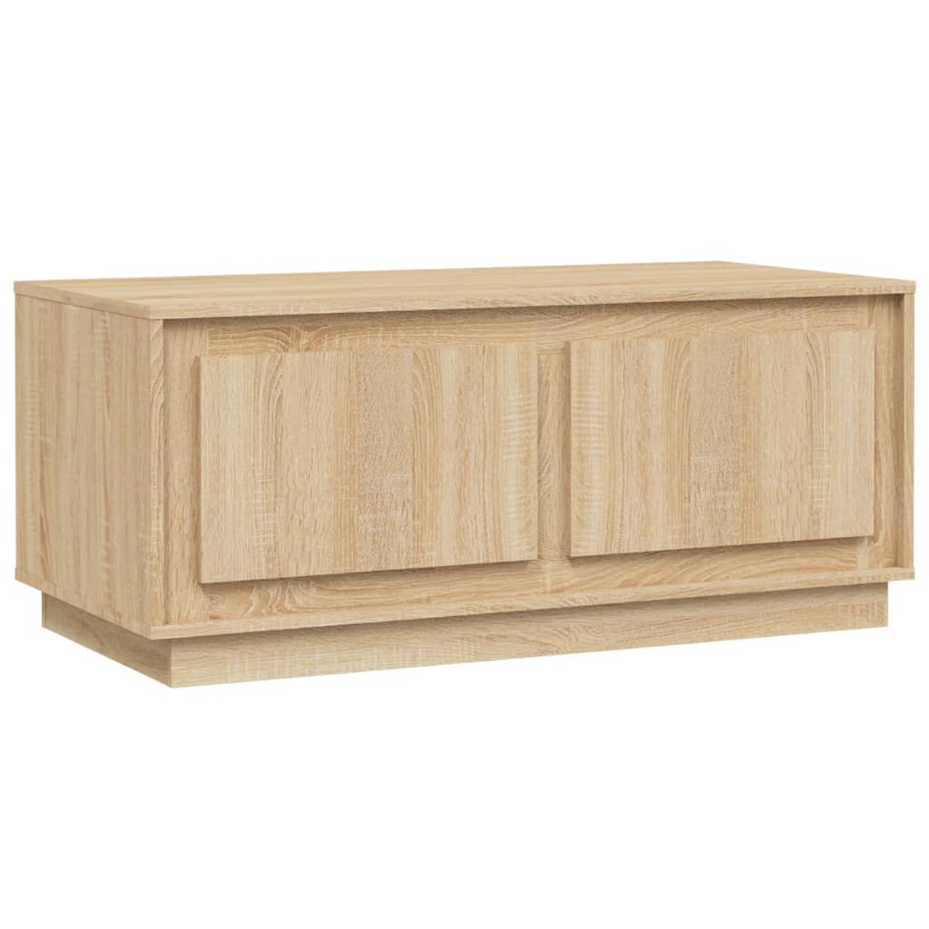 Table basse chêne sonoma 102x50x44 cm bois d'ingénierie - XIOS