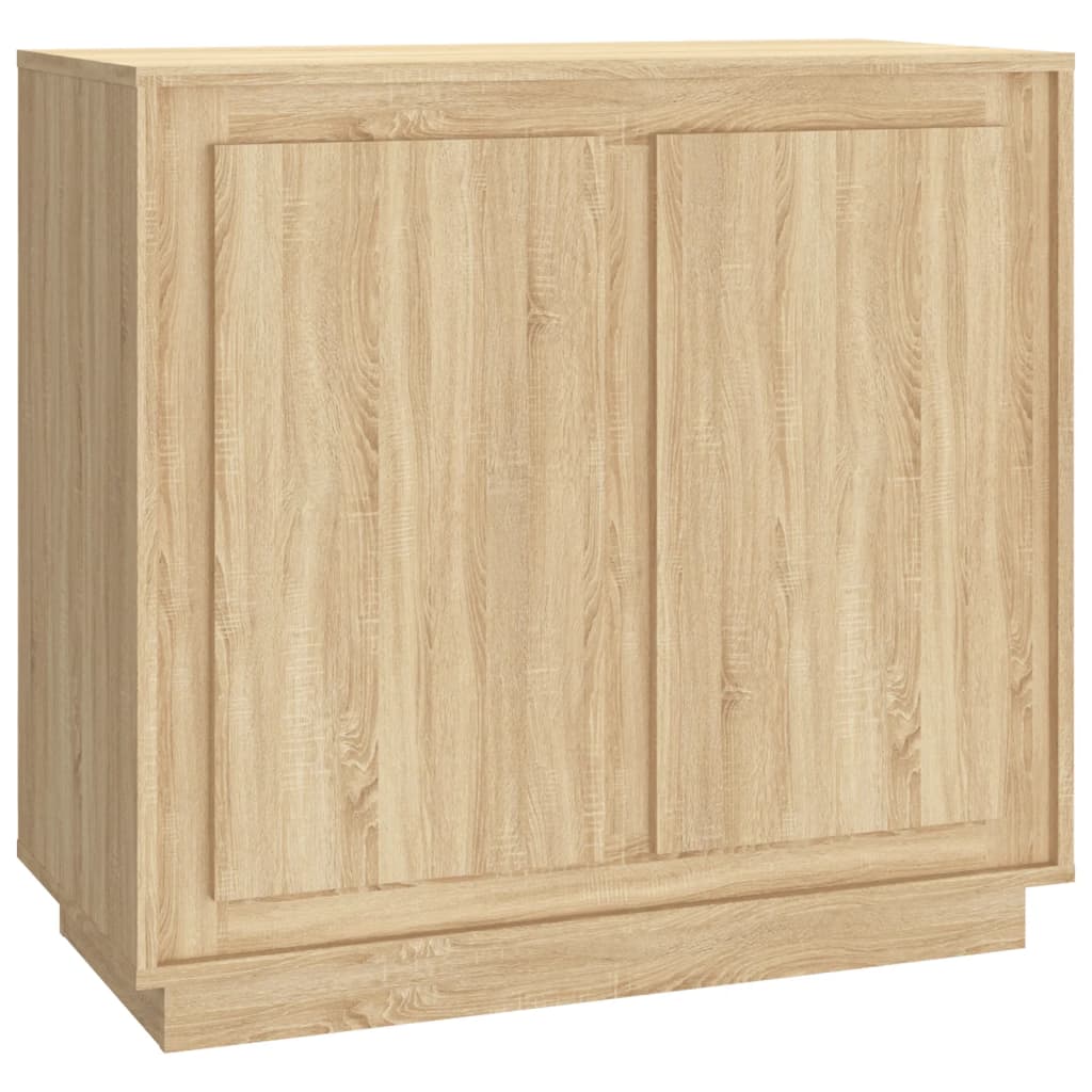 Buffet chêne sonoma 80x34x75 cm bois d'ingénierie - XIOS