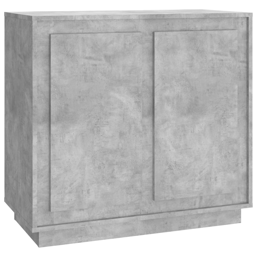 Buffet gris béton 80x34x75 cm bois d'ingénierie - XIOS