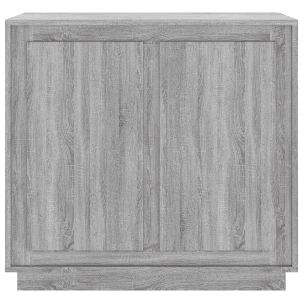 Buffet sonoma gris 80x34x75 cm bois d'ingénierie - XIOS