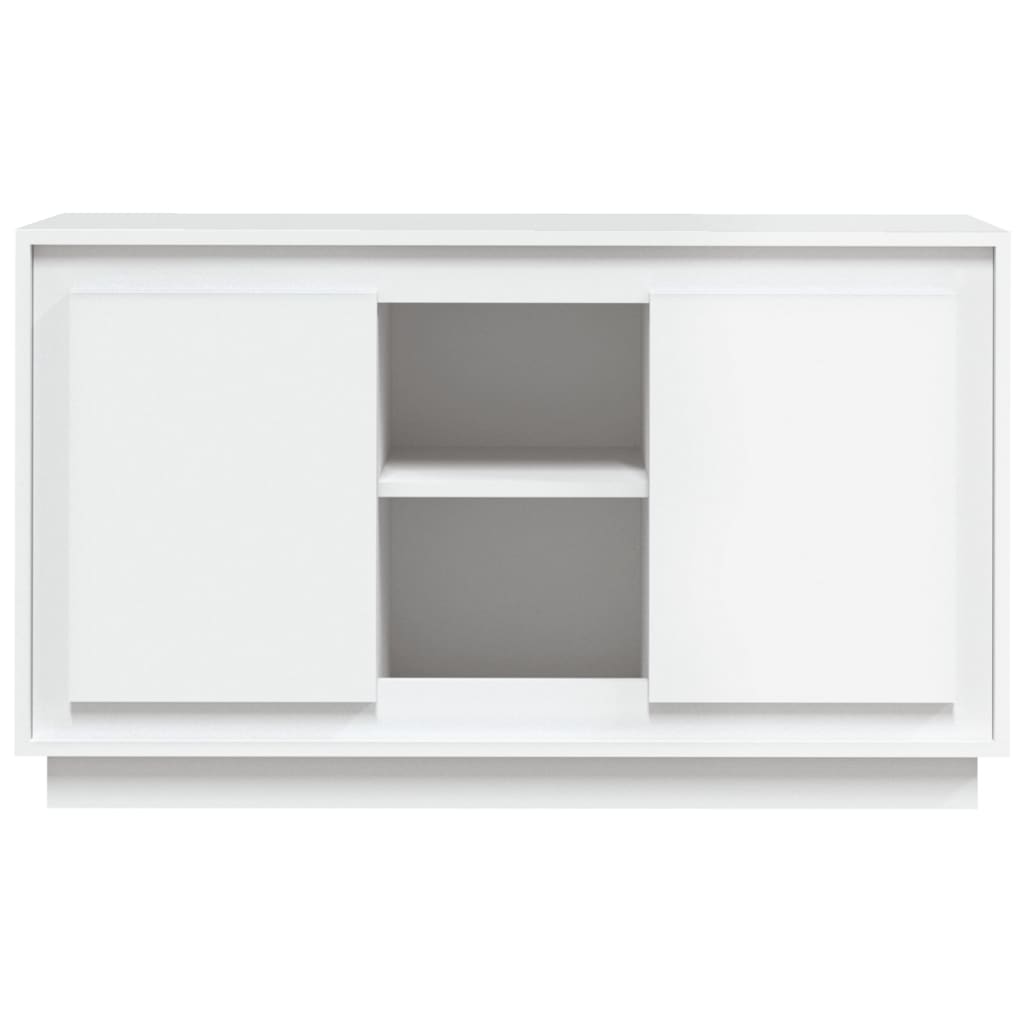 Buffet blanc 102x35x60 cm bois d'ingénierie - XIOS