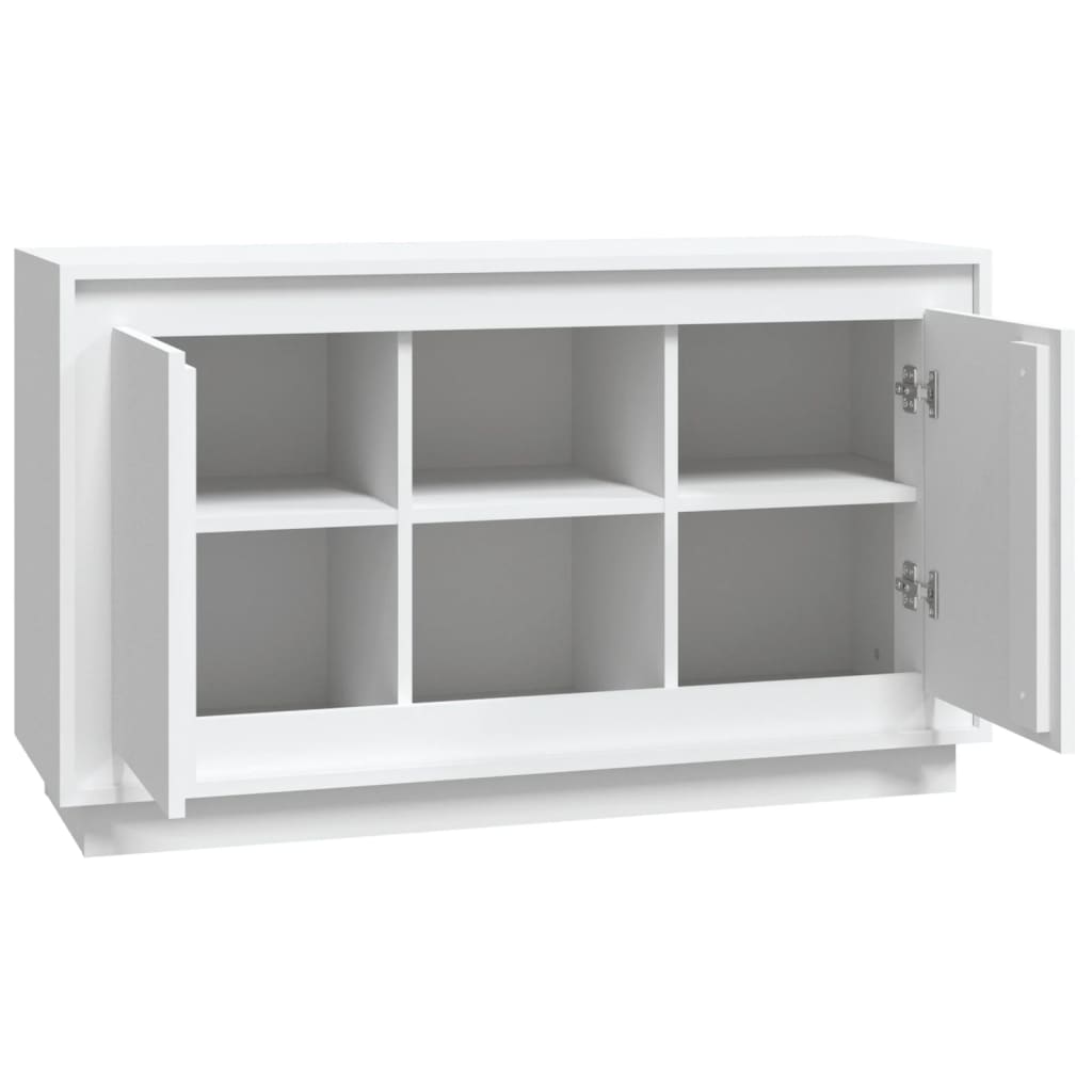 Buffet blanc 102x35x60 cm bois d'ingénierie - XIOS