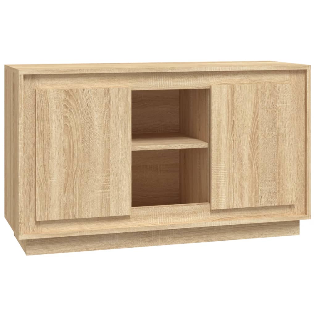 Buffet chêne sonoma 102x35x60 cm bois d'ingénierie - XIOS