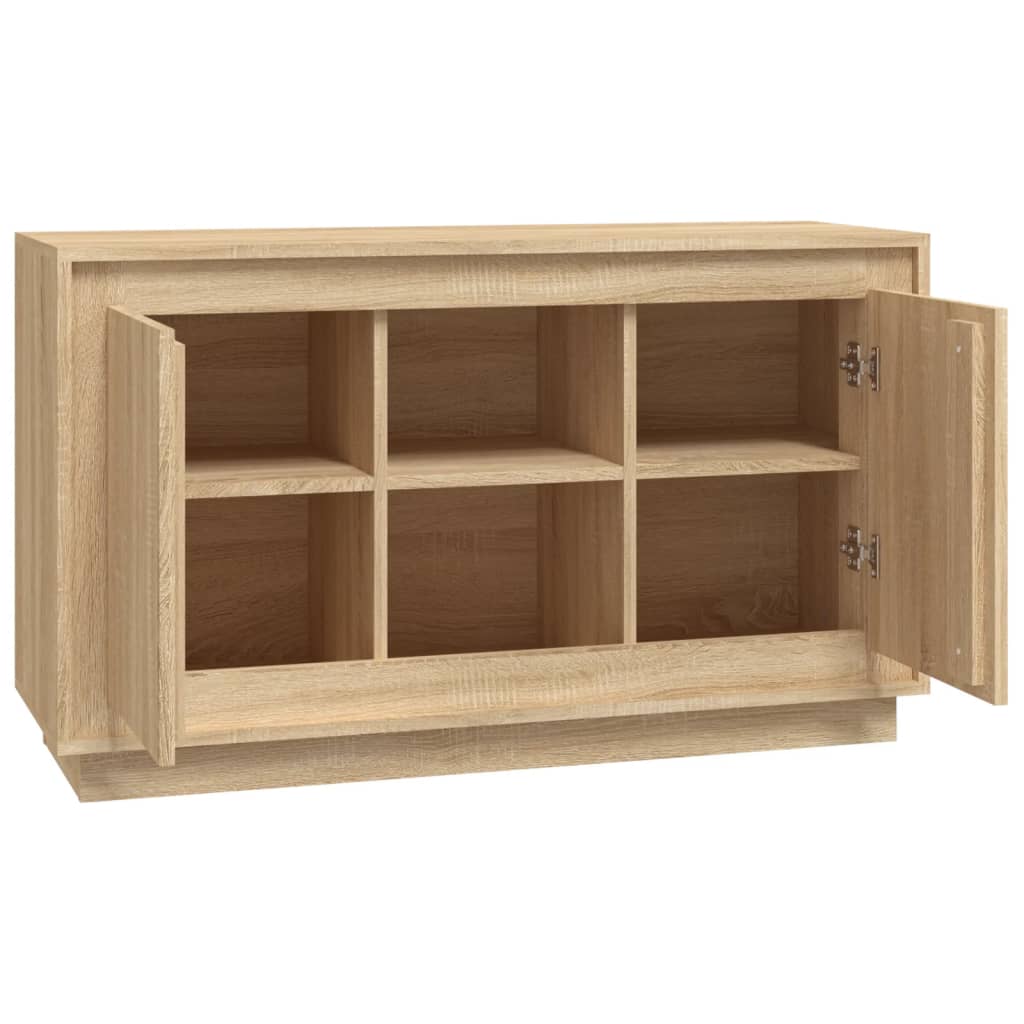 Buffet chêne sonoma 102x35x60 cm bois d'ingénierie - XIOS