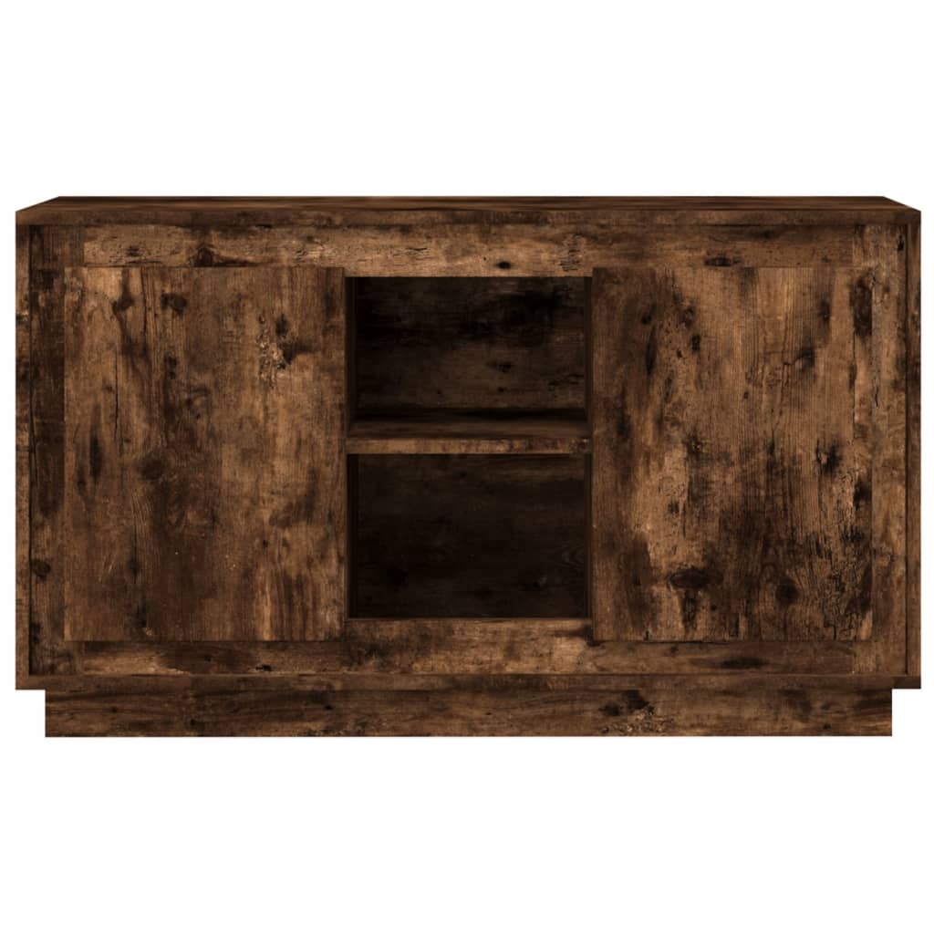 Buffet chêne fumé 102x35x60 cm bois d'ingénierie - XIOS