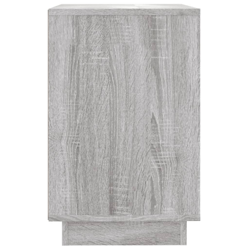 Buffet sonoma gris 102x35x60 cm bois d'ingénierie - XIOS