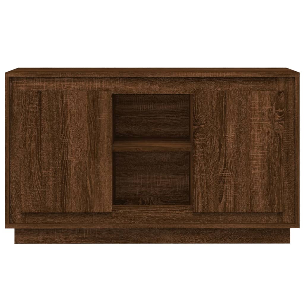 Buffet chêne marron 102x35x60 cm bois d'ingénierie - XIOS