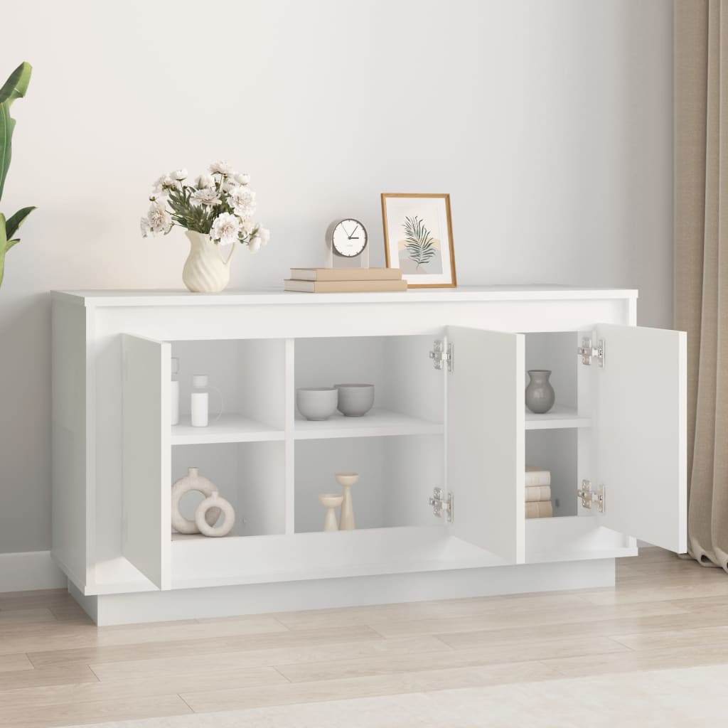 Buffet blanc 102x35x55 cm bois d'ingénierie - XIOS
