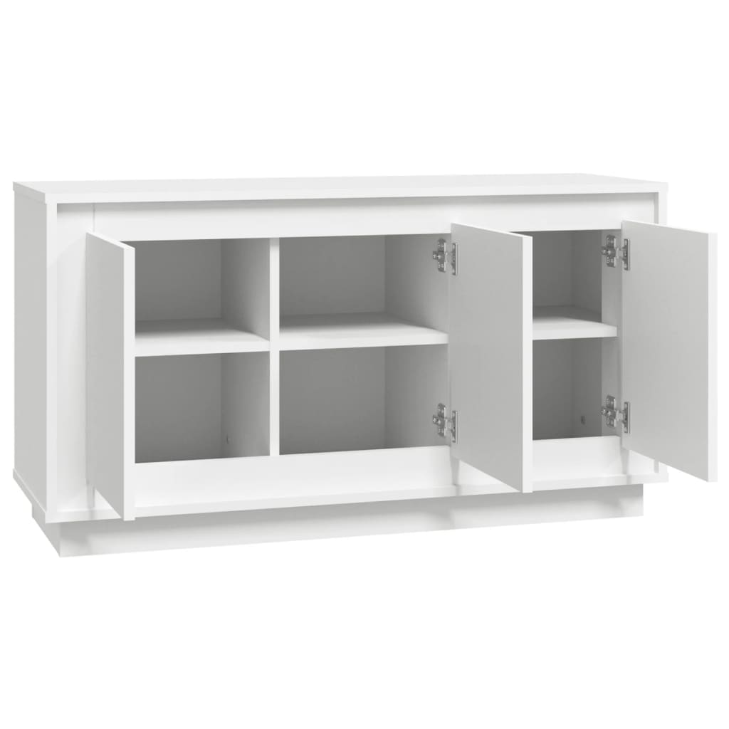 Buffet blanc 102x35x55 cm bois d'ingénierie - XIOS
